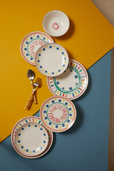  - Color Rush Chic Yemek Seti 24 Parça