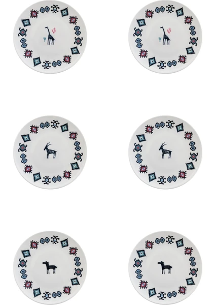 Hitit Tuval Servis Tabağı Seti 6 Parça