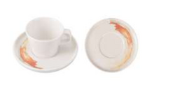  - Pioli Quartet Leafy Tabaklı Çay Fincanı 225cc 