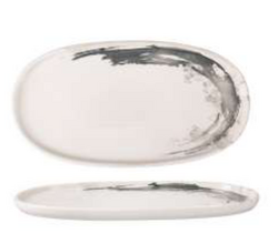  - Pioli Quartet Slate Kayık Tabak 30cm 