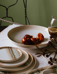  - Pioli Terra Çukur Tabak 28cm 