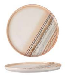  - Pioli Terra Düz Tabak 20cm 