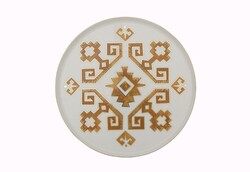  - Porland Arabesque Desen1 Düz Tabak 27Cm