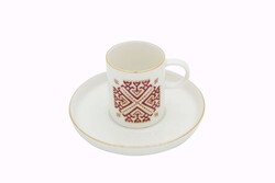  - Porland Arabesque Desen6 Tabaklı Kahve Fincanı 80Cc