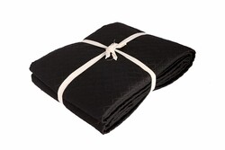  - Porland Arlo Siyah Yatak Örtüsü Çift Kişilik 240x260cm