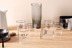  - Porland Be Happy 6 Kişilik Meşrubat Bardağı Takımı 315cc