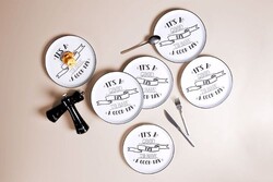  - Porland Be Happy Düz Tabak 20cm