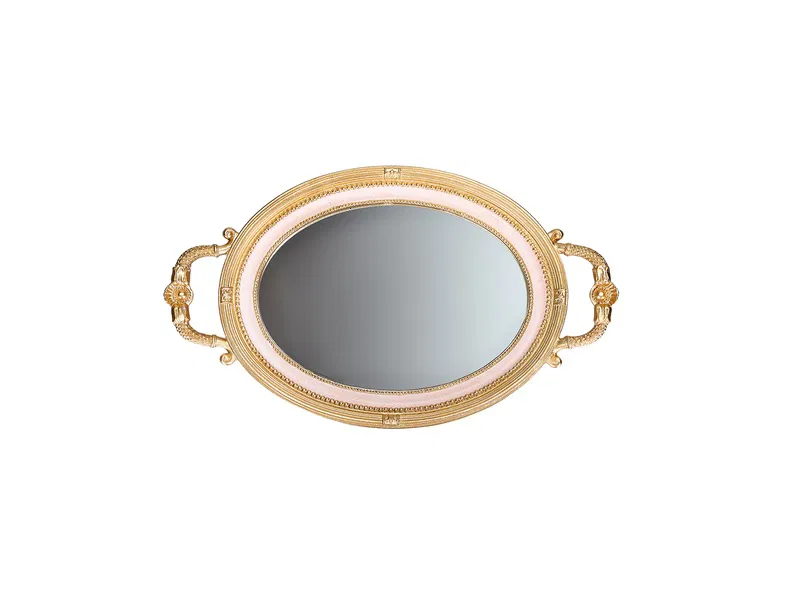 Porland Camila Altın Rengi Tepsi 40x23x4cm - Thumbnail