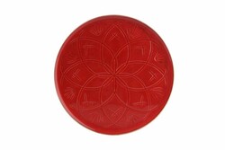  - Porland Christina Kırmızı Düz Tabak 27cm