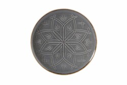  - Porland Christina Koyu Gri Düz Tabak 21cm