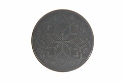  - Porland Christina Koyu Gri Düz Tabak 27cm