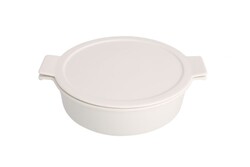  - Porland Cookland Isıya Dayanıklı Kapaklı Basık Tencere 2Lt