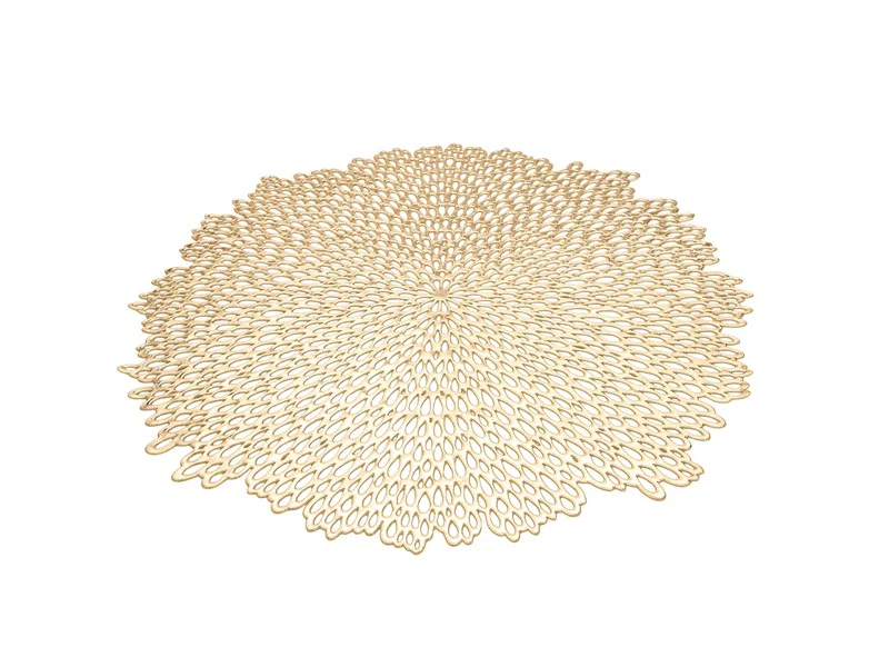 Porland Coral Altın Rengi Amerikan Servis 38cm 