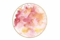  - Porland Cosmos Desen1 Düz Tabak 24Cm