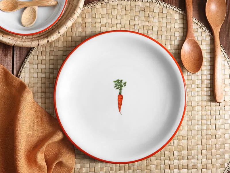 Porland Crops Düz Tabak 21cm 