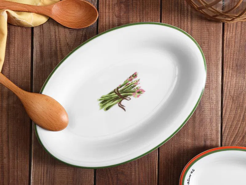 Porland Crops Kayık Tabak 23cm 