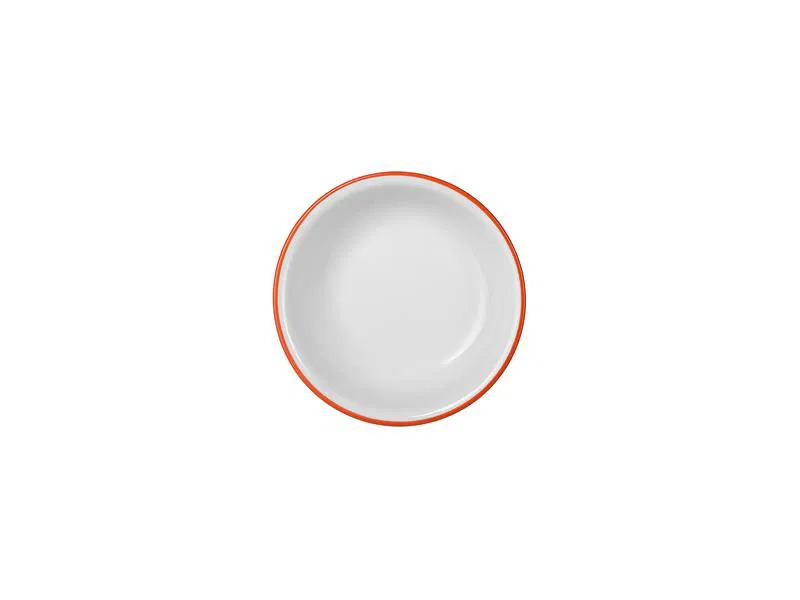 Porland Crops Orange Line Çukur Tabak 13cm 