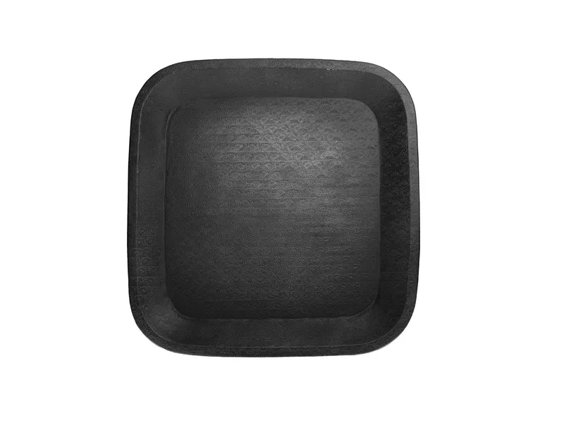 Porland Delfi Metal Siyah Tepsi 45x45x3cm 