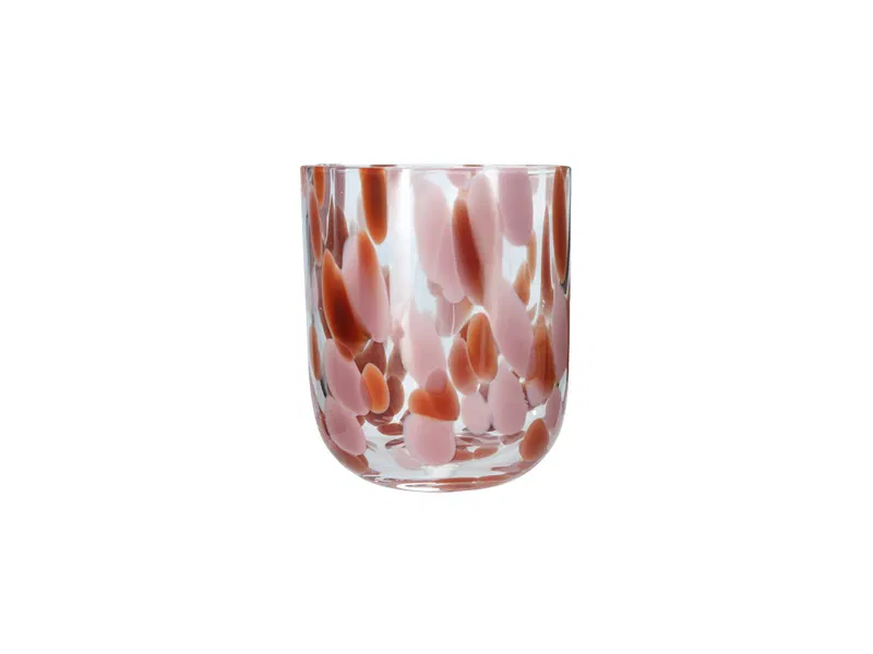 Porland Eternal Kahverengi Pudra Batik Cam Bardak - Thumbnail