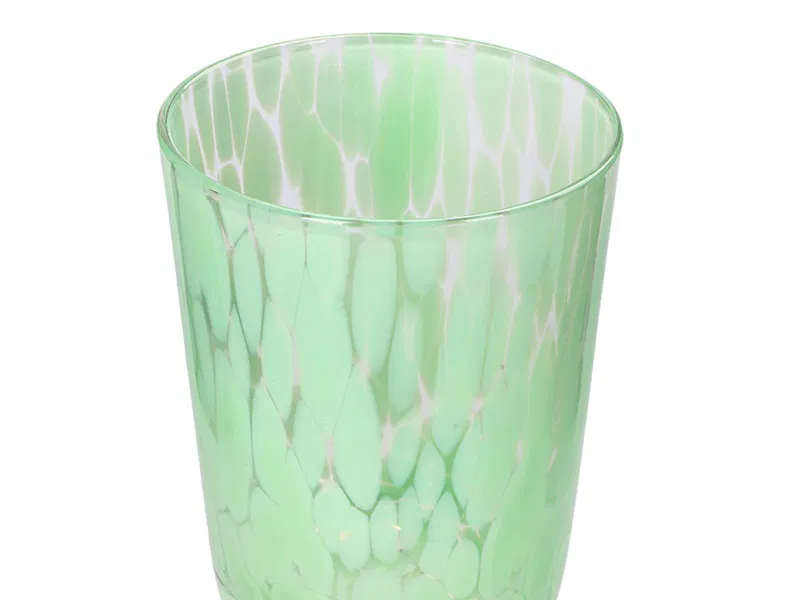 Porland Eternal Yeşil Batik Cam Bardak 355 cc 