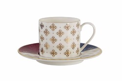  - Porland Evoke Desen3 Tabaklı Çay Fincanı 180cc