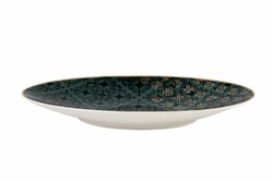  - Porland Evoke Desen5 Yeşil Kayık Tabak 24cm