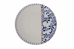  - Porland Folksy Desen1 Düz Tabak 21cm