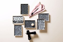  - Porland Fractal 6Lı Pasta Takımı 18Cm