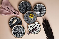  - Porland Fractal 6Lı Pasta Takımı 20Cm