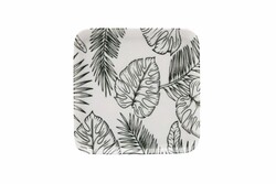  - Porland Green Düz Tabak 18X18Cm