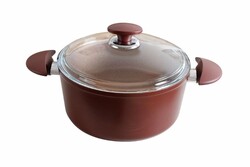  - Porland Grena Bordo Derin Tencere 20 cm