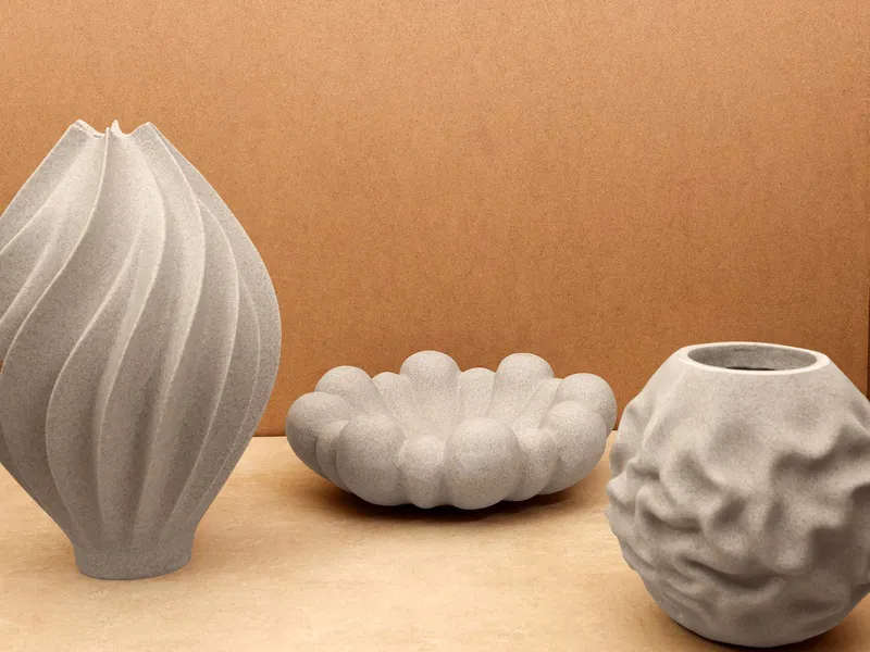 Porland Helezonik Vazo 39cm - Thumbnail