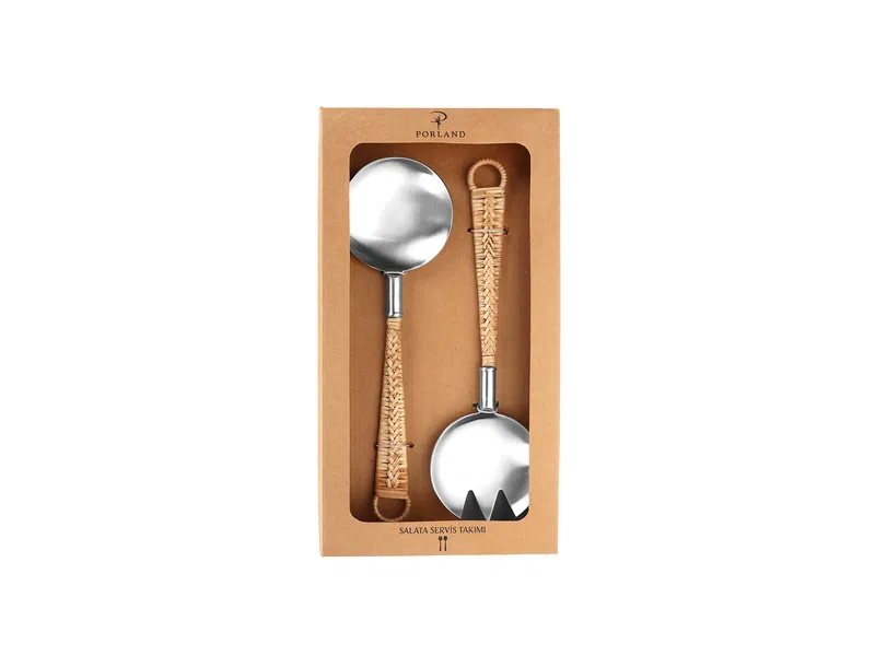 Porland Hena Salata Servis Takımı 2 Parça - Thumbnail