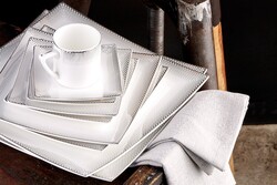  - Porland İnci 86 Parça 12 Kişilik Yemek Takımı