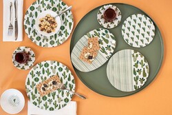  - Porland Kaktüs 36 Parça 6 Kişilik Kahvaltı Takımı