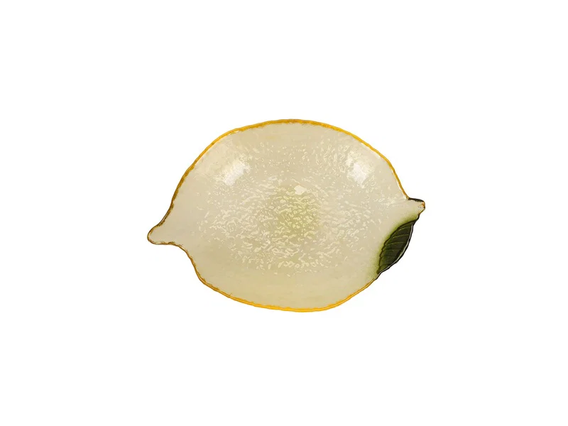 Porland Limon Cam Çerezlik Sarı 23cm