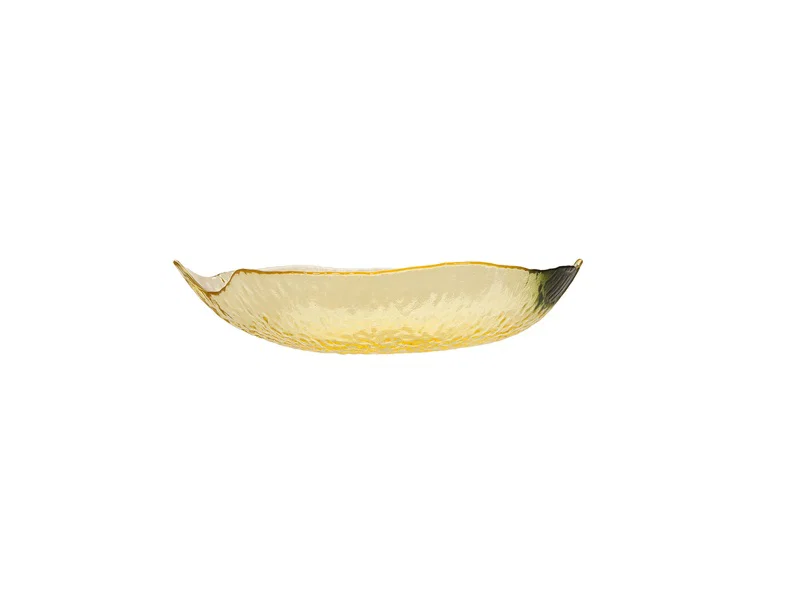 Porland Limon Cam Çerezlik Sarı 23cm - Thumbnail