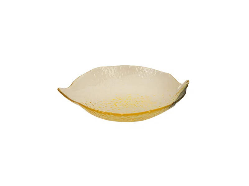  - Porland Limon Cam Çerezlik Sarı 23cm