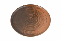  - Porland Lykke Kahverengi Düz Tabak 27Cm