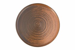  - Porland Lykke Kahverengi Düz Tabak 30Cm