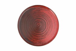  - Porland Lykke Kırmızı Düz Tabak 27Cm
