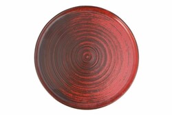  - Porland Lykke Kırmızı Düz Tabak 30Cm