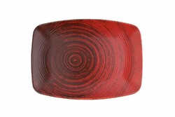  - Porland Lykke Kırmızı Kayık Tabak 27Cm