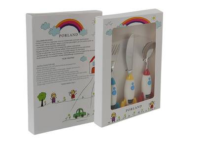 Porland Mini Rocket Çocuk Çatal Kaşık Bıçak Takımı