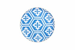  - Porland Morocco Desen2 Mavi Düz Tabak 20cm