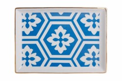  - Porland Morocco Desen2 Mavi Kahvaltı Tabağı 18cm