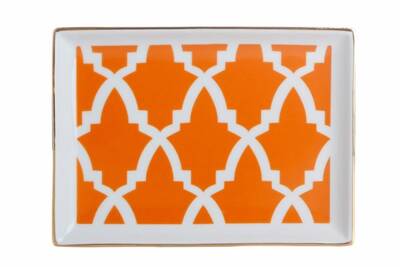 Porland Morocco Desen3 Turuncu Kahvaltı Tabağı 18cm