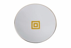  - Porland Morocco Desen4 Sarı Çukur Tabak 20Cm