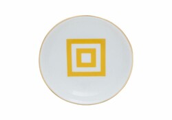  - Porland Morocco Desen4 Sarı Mini Kase 10Cm