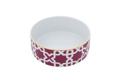  - Porland Morocco Desen5 Fuşya Kase 18Cm